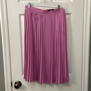 Gorgeous lilac J.Crew pleated lined skirt - EUC from summer 2019